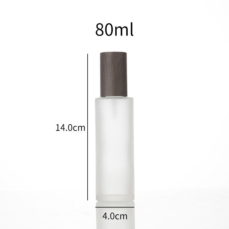 Frosted Wood Grain Cover Cream Bottle Cream Bottle Lotion Bottle Spray Bottle Storage Bottle Pump Bottle Storage Bottle Silk Screen Gilding