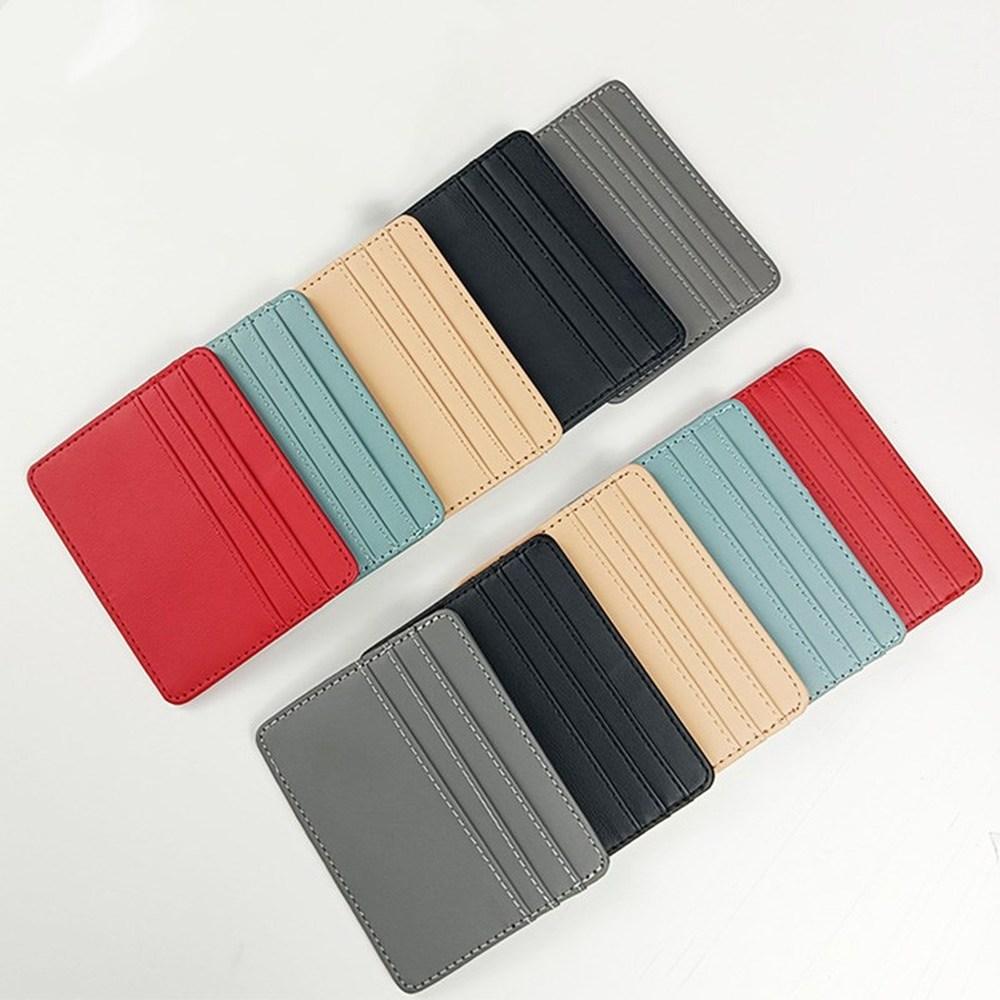 Selected Leather PU Material, Multi Slot Women'S Compact Card Bag, Card Sleeve Design Exquisite And Durable, Convenient Storage