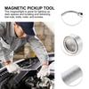 Telescopic Stretching Magnetic Pickup Tool 3 LEDs Flexible LED Flashlight  Corner Picking
