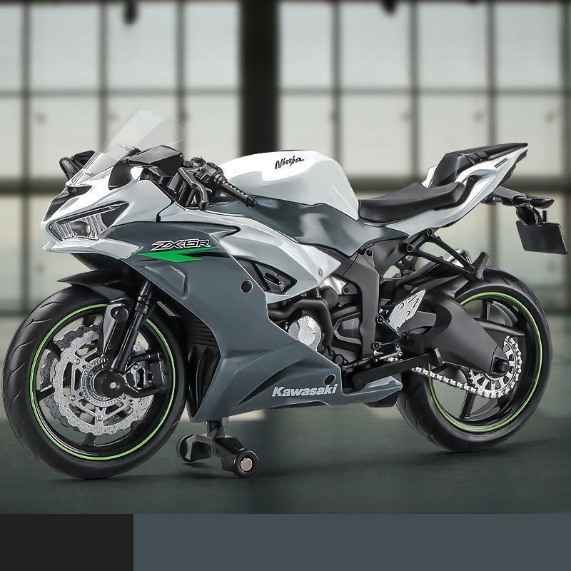 2026 New 1/12 Kawasaki Ninja ZX-6R Motorcycle Toy 1:12 RMZ City Diecast Model Super Sport Miniature Collection Gift for Boy Children Kid