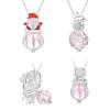 Women's S925 Silver Aromatherapy Magic Box Necklace - Christmas Gift Hollow Pendant