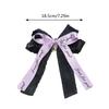 Cute Hair Clip with Heart Ribbon Bowknot Hairpin Easy To Use Suitable for Women Perfect for Daily Life Parties Weddings