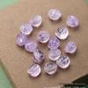 Carved 11x12mm Tortoiseshell Purple Crystal Beads for DIY Necklace, Bracelet, Earrings, and Pendant Accessories