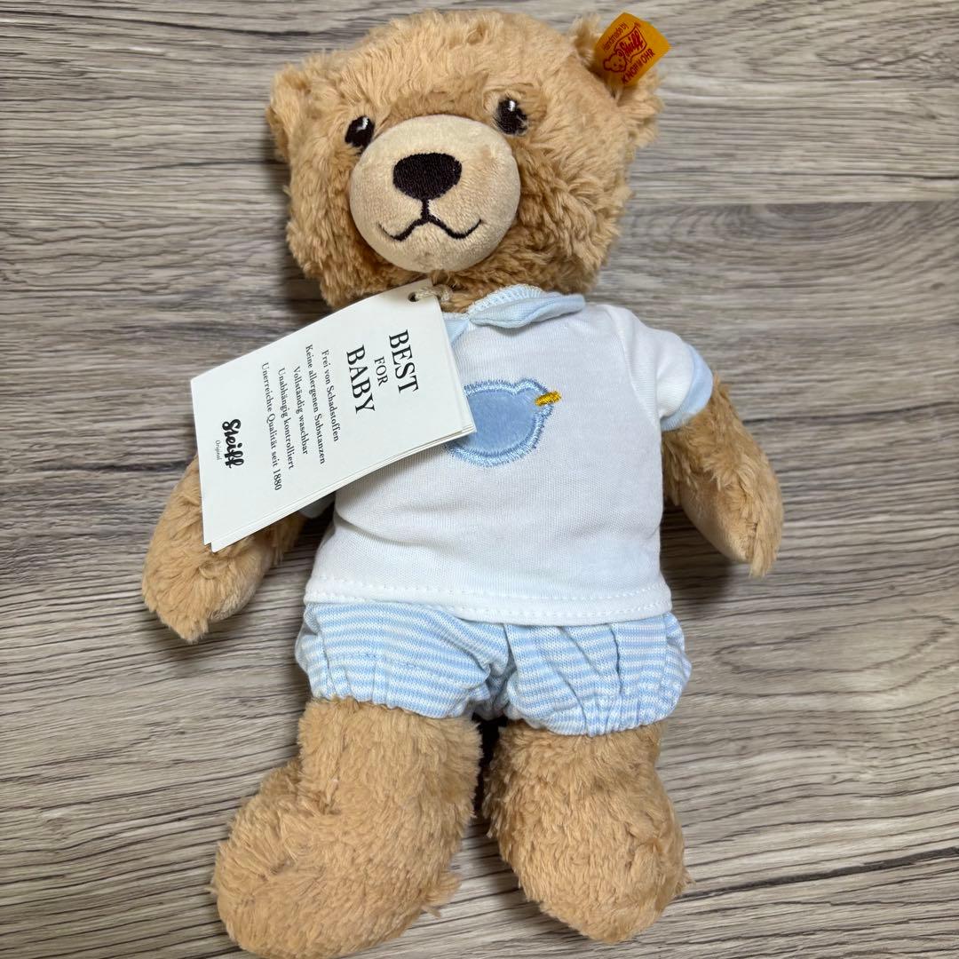 

[Б/У] Плюшевый мишка Steiff «Спокойной ночи», синий