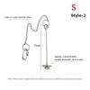 Stainless Steel Bird Feeder Arbitrarily Fixed Hanging Typ Bird Apple Fork Toy Bird Cage Supplies Parrot Meat Feeding Fork Bird
