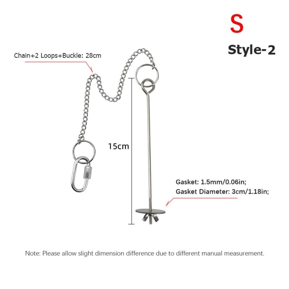 Stainless Steel Bird Feeder Arbitrarily Fixed Hanging Typ Bird Apple Fork Toy Bird Cage Supplies Parrot Meat Feeding Fork Bird