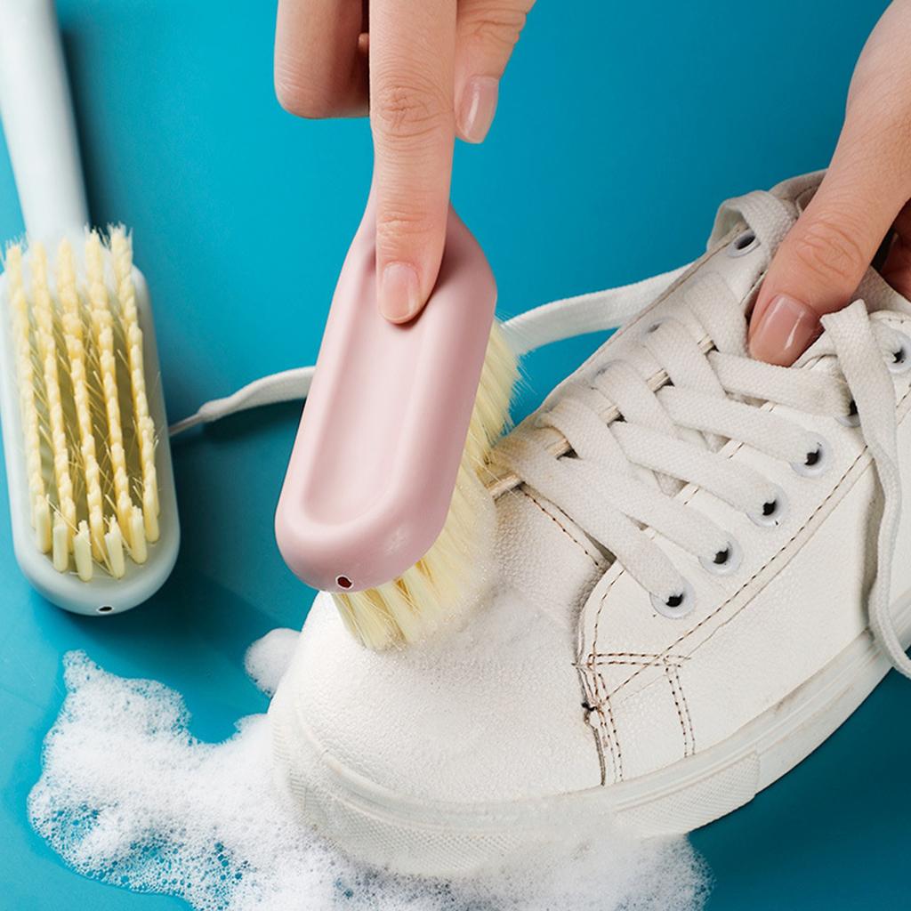 Shoe Cleaning Brush Versatile Soft Handle Shoe Scrub Brush for Bathroom Kitchen
