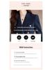 2024 Women's Gray Autumn/Winter Professional Casual Suit Jacket