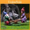 Miniatur Gartenzwerg Wippe Harz Dekoration Für Wohnkultur Geschenk