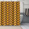African Ethnic Flower Pattern Shower Curtains Geometry Bathroom Curtain Fabric Waterproof Polyester For Bathtub Decor With Hooks