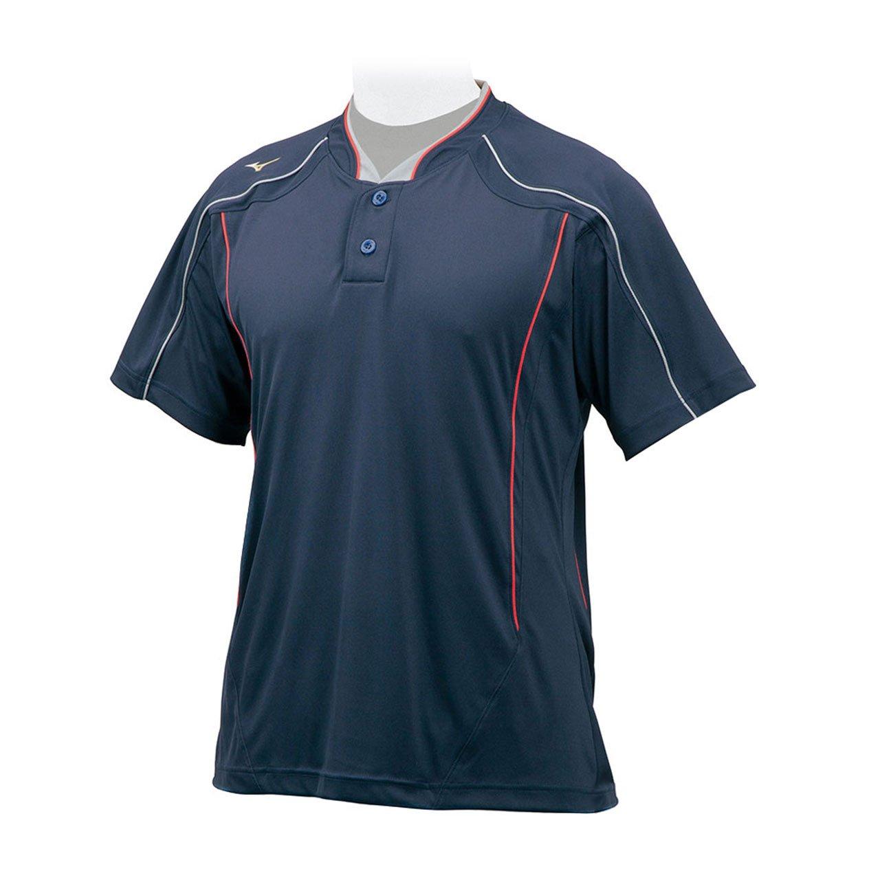 

MIZUNO Baseball Shirt 12JC7L06 Navy x Size S (Global Elite) Gray,