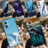 Whale Fish Wave Sea Case For OPPO Reno 7 8 6 5 4 Lite 8T 4Z 5Z 11 F 10 Pro OPPO Find X6 X5 Pro X2 X3 Neo Cover