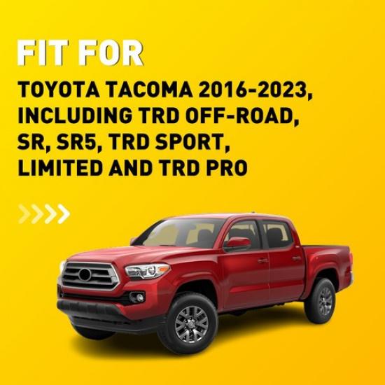 Center Console Armrest Cover Pad Protector For Toyota Tacoma 2016-23 Leather EXV