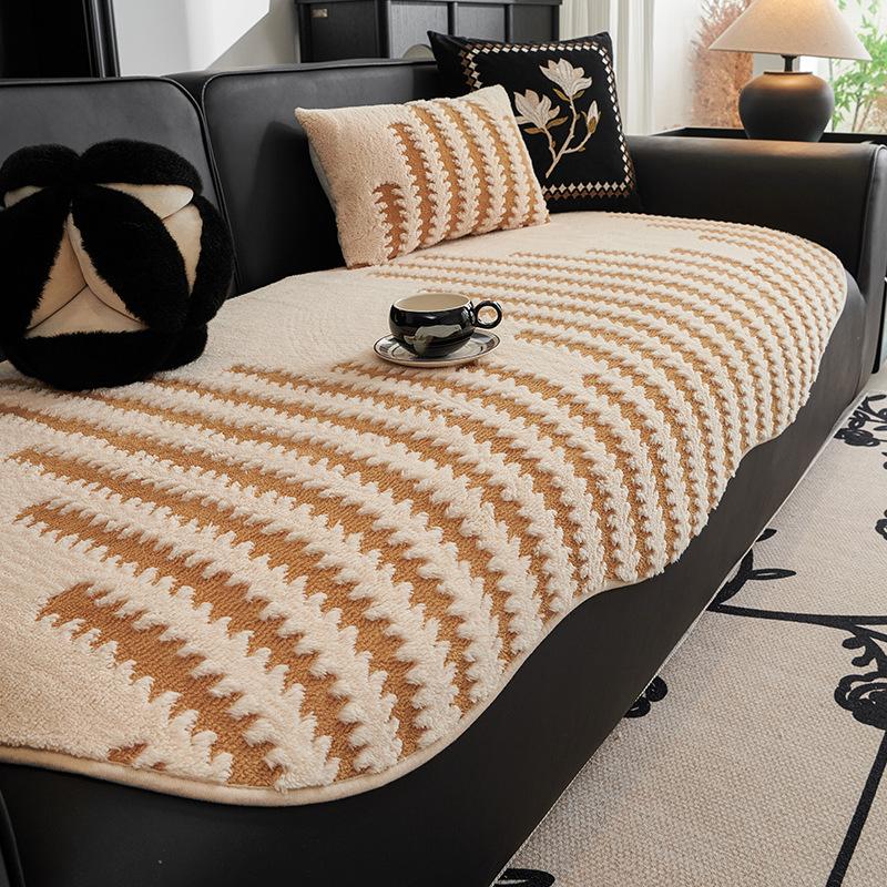 Sofa Cushion  New Four-Season Universal Light Luxury High-End Fixed Non-Slip Seat Cushion Cover Backrest Cover Cloth Towel