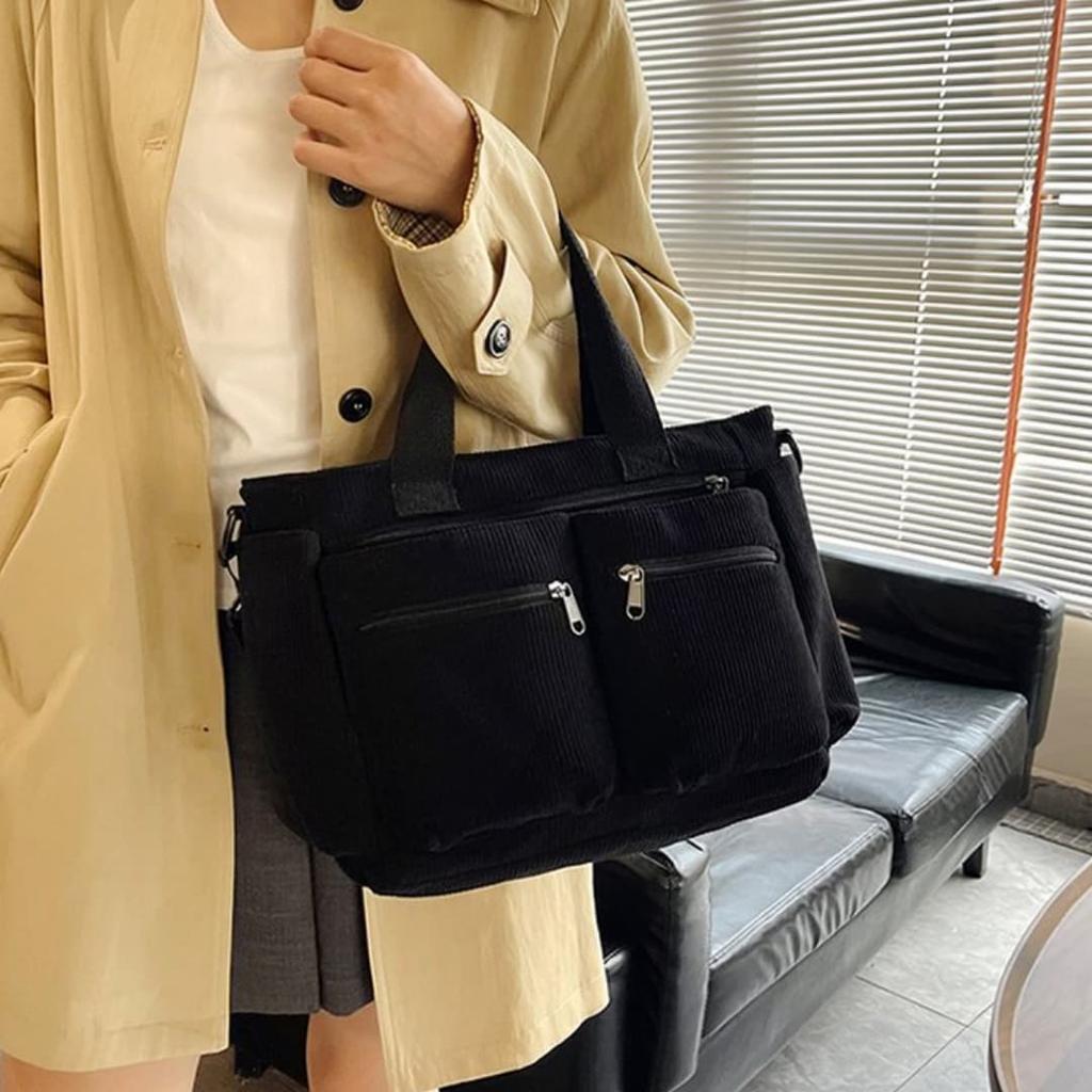 Women's Velvet Large Capacity Shoulder Messenger Bag