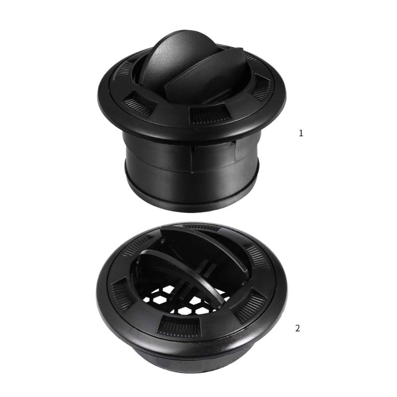 Okrągły nawiew klimatyzacji Regulowana żaluzja Równomierna dystrybucja powietrza Komfort dla autokarów Kamperów Łatwy montaż