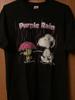 Snoopy & Woodstock - “Purple Rain” - Black Shirt - XL (Peanuts)