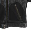 ARMANI JEANS made in Italy mesh leather jacket 50 black Men's Used