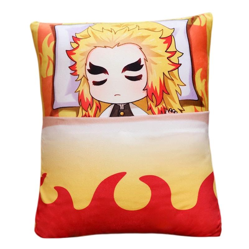 Slayer Demon Nezuko Tanjiro Pillow Soft Cushion Anime Cushion Plush Toys Gifts
