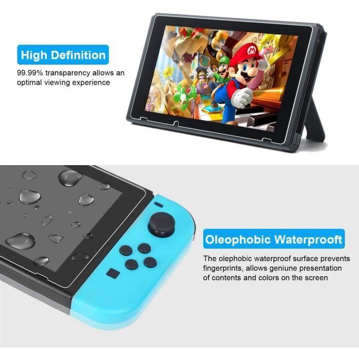 Film Protection - Nintendo Switch - Verre Trempé - 0.2 mm - Résistance 9H - Lot de 2