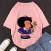 Mafalda Kawaii Graphic Print T-shirt Women Harajuku Aesthetic Pink Tops Y2k Casual Tshirt 2026 Newest Summer Fashion Female T Shirt