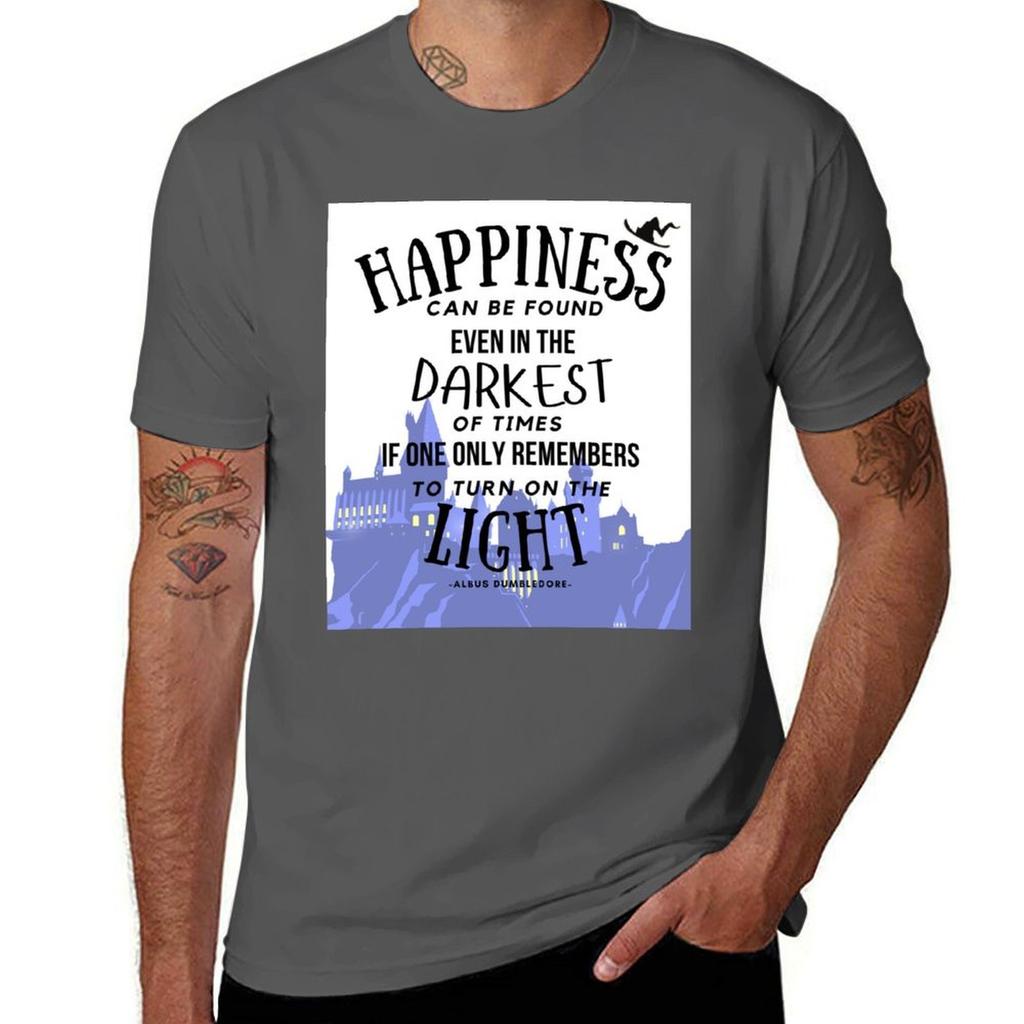 Happiness Can Be Found Even In The Darkest Of Times Tshirt High Elasticity Sports Tee Shirt