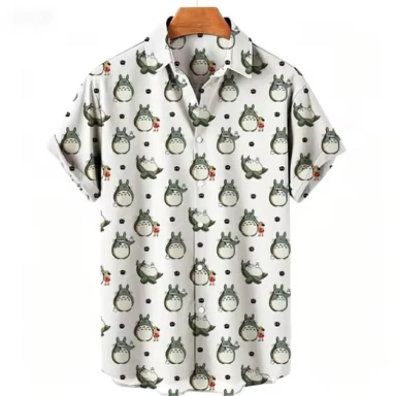 2026 Summer New Unisex 3D Digital Printed Anime Cute Pattern Shirt