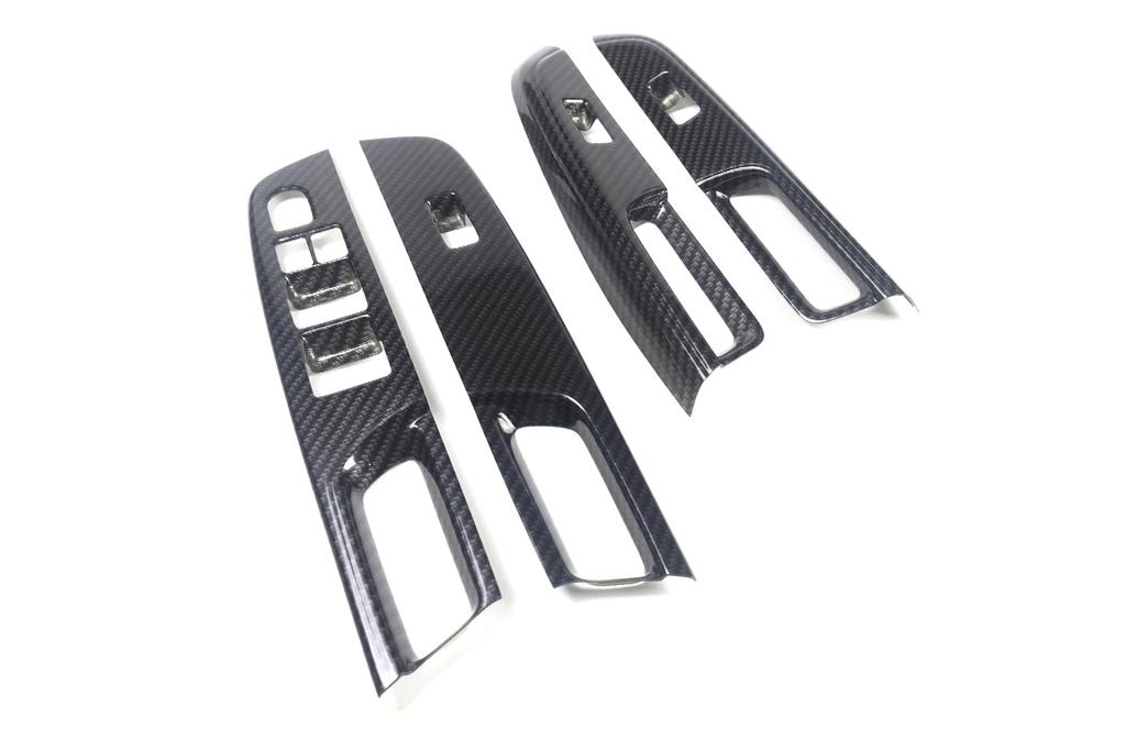 SecondStage Suzuki Swift Sport ZC33S PWSW Panel vehicles without door trim Digital Carbon Fiber Style S036DCB (Door Switch) (For panels)