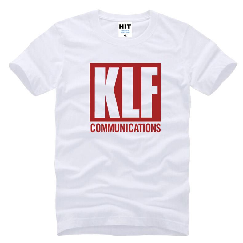The KLF Communications T Shirts Unisex New Fashion T Shirt Short Sleeve Cotton Oneck Tshirt Tee