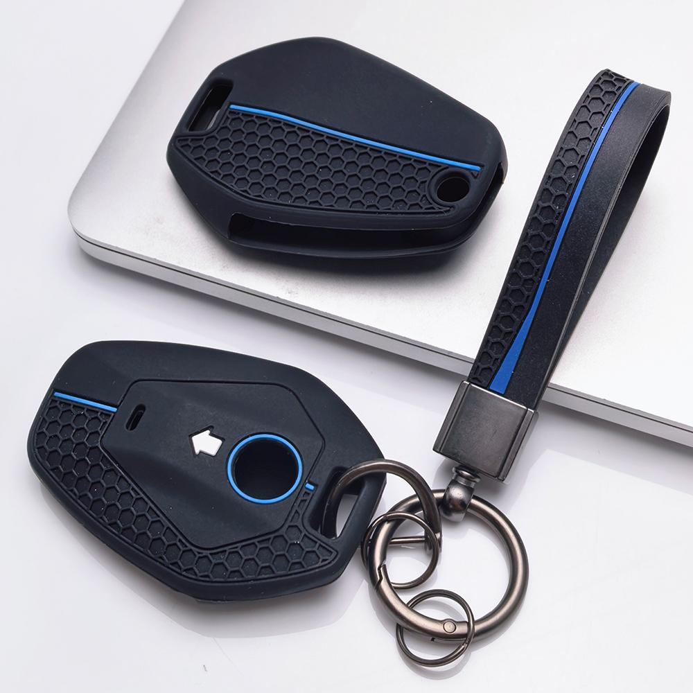Key Fob Cover for BMW R1250GS R1200GS Motorrad F850GS F750GS K1600B K1600GT K1600GTL with Keychain Anti-Scratch Surface Shockproof Structure