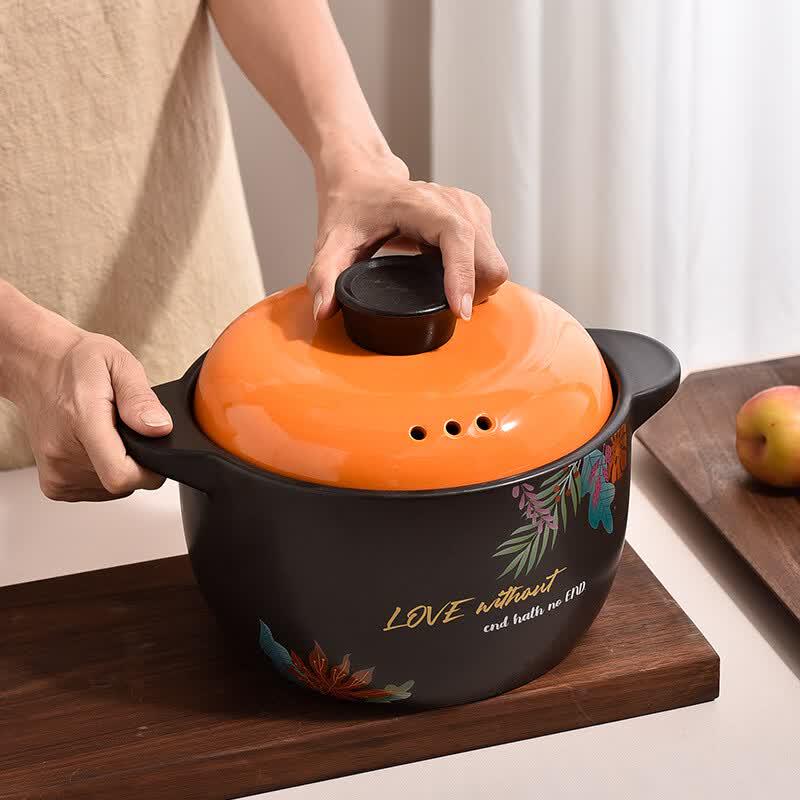 SHUNJU 2.5L Ceramic Stew Pot Set