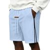 Men's Casual Athletic Shorts with Side Zipper - Loose Fit Streetwear Shorts