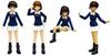 PLATZ Girls Panzer the Movie Leopon Team Figure Set & 1/35