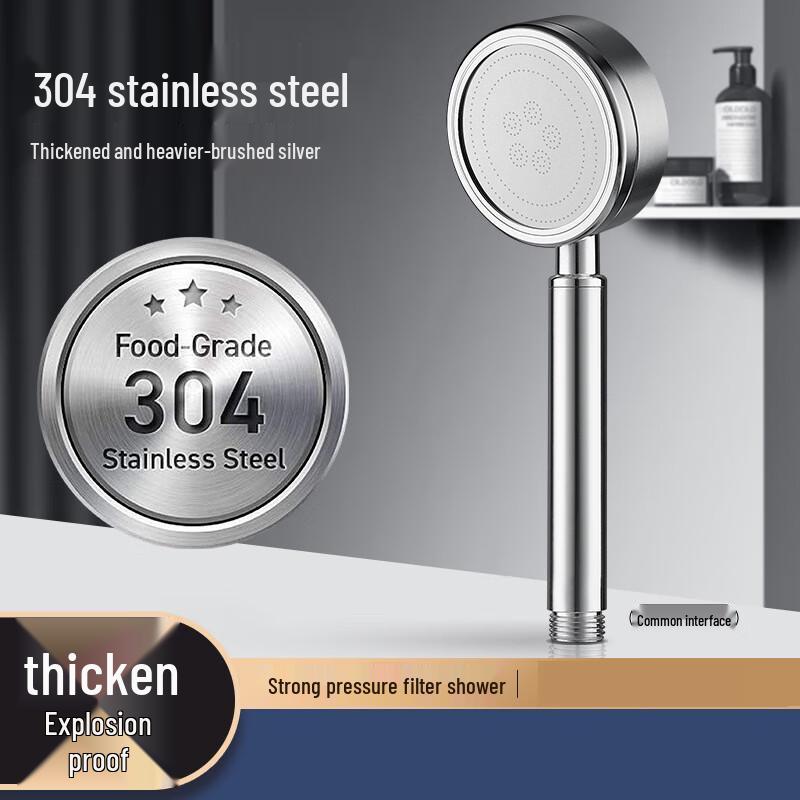 

MDNG304 3-Pack Pressurized Stainless Steel Shower Heads