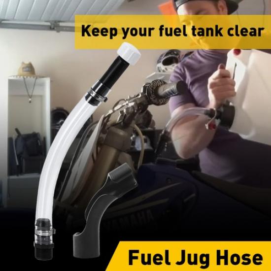 

14 5 Gallon Fuel Gas Jug Can VP Racing Fuel Deluxe Cap Filler w/ Hose Bender