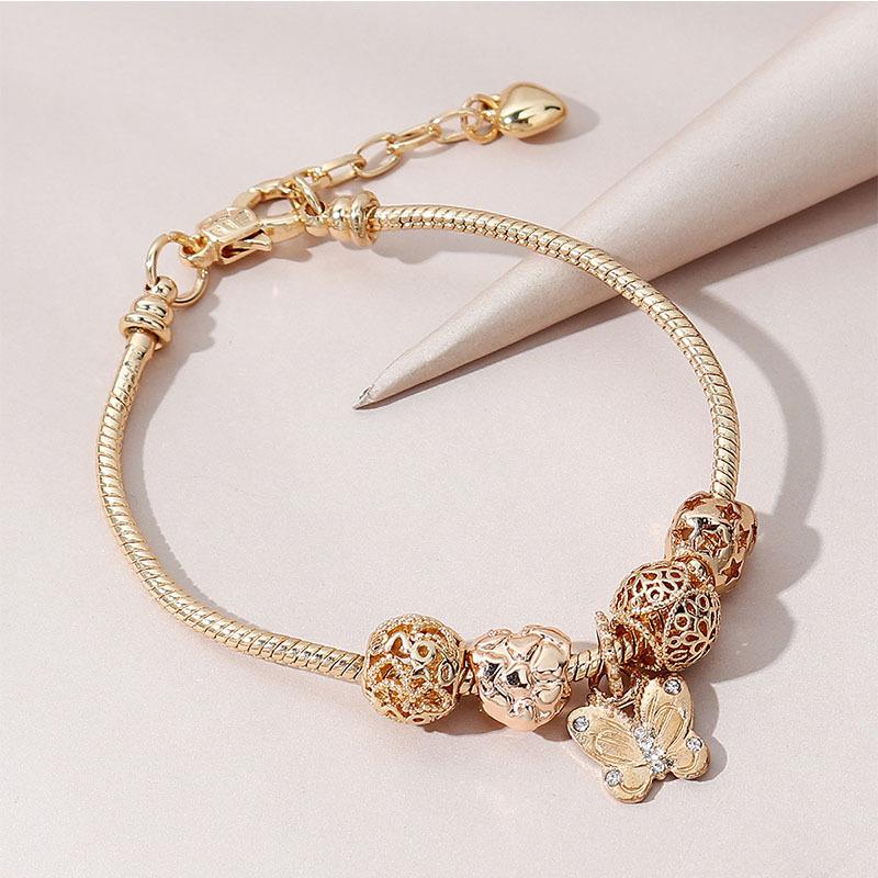 Fashion Multi-Element Rhinestone Beaded DIY Bracelet Jewelry