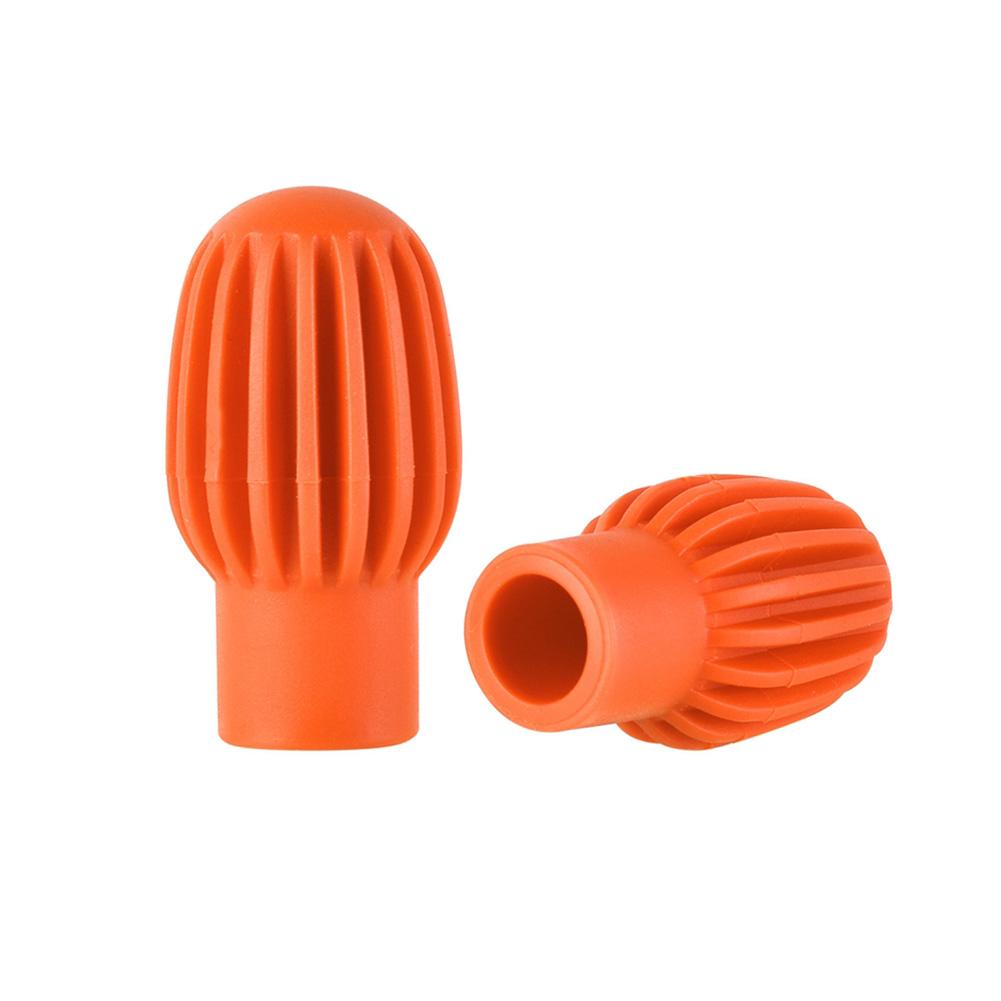 2 Pcs Drumstick Practice Tips Silicone Drum Stick Sleeve Caps Protective Mute Cover Cap Musical Instrument Accessories