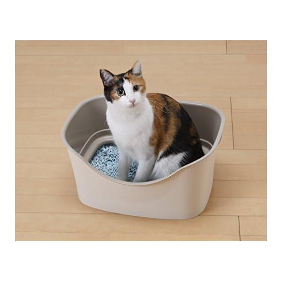 Bonbi Easy Cat Toilet W Block Ivory