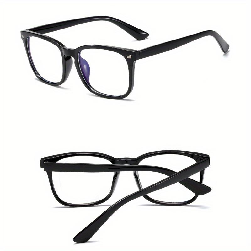 Anti Blue Light Black Square Frame Reading Glasses for Men and Women +100 To +400