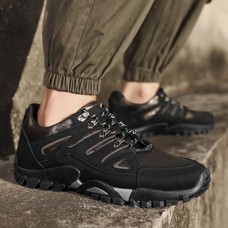 Scarpe da Trekking da Esterno per Uomo Stivali alla Caviglia di Buona Qualità Scarpe Casual da Uomo Sandali Sportivi da Passeggio Stivali Sneakers da Uomo