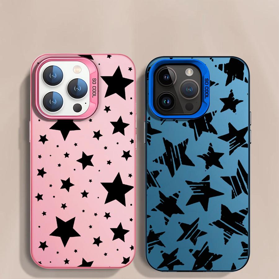Five Pointed Star Phone Case for Realme 8i 8 4G 9i 10 4G 10 11 Pro 12 5G C15 C20 C21 C21Y C31 C33 C35 C53 C55 Capa Cover