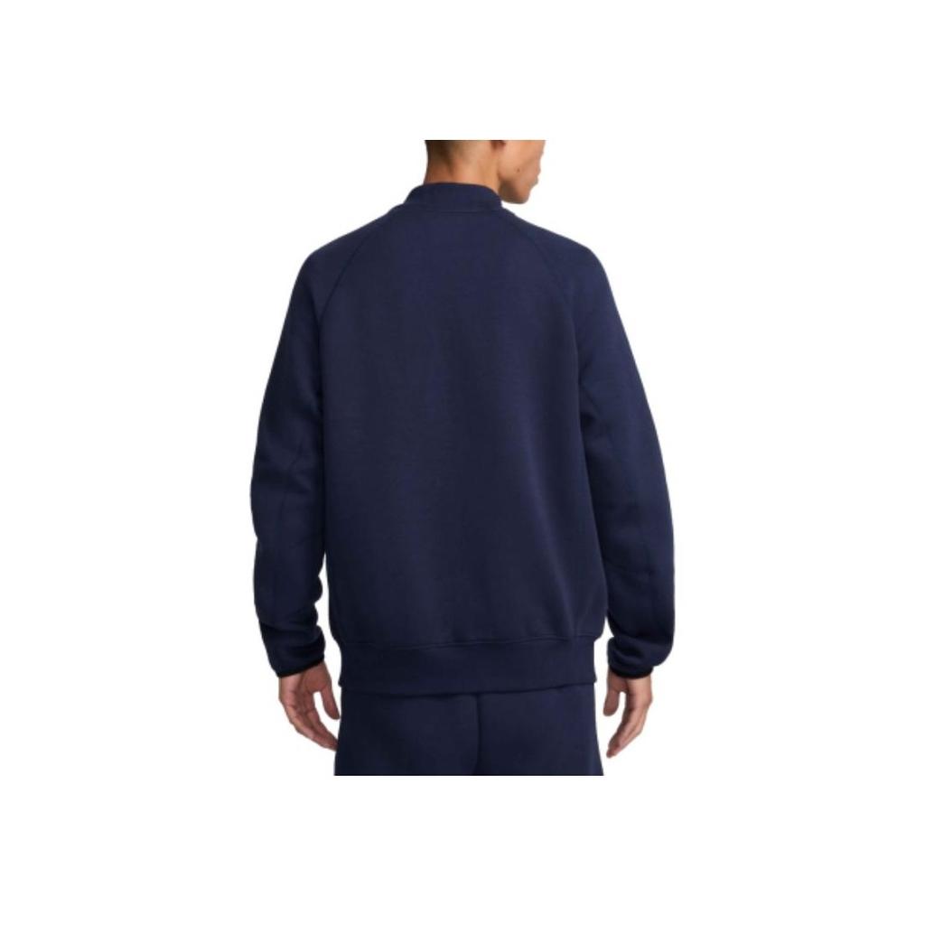 Nike Chelsea FC Tech Fleece N98 Long Sleeve Warm Versatile Pilot Comfortable Jacket Men Jacket Blue FZ7266-451
