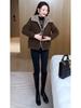 Warm Plush-Lined Jacket for Petite Women - 2025 Winter Fashion: Loose, Versatile, Thick Cotton Outerwear
