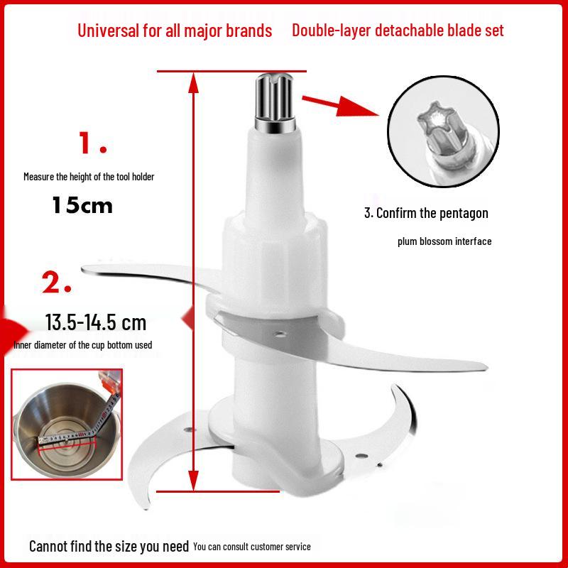 Universal Meat Grinder & Food Processor Replacement Blades: Comprehensive Sets for Household Electric Grinders