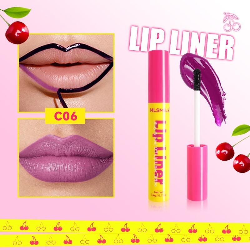 Tear Lip Liner Waterproof Non-stick Cup 6-color Peel Dyeing Lip Tear Red Lip Glaze