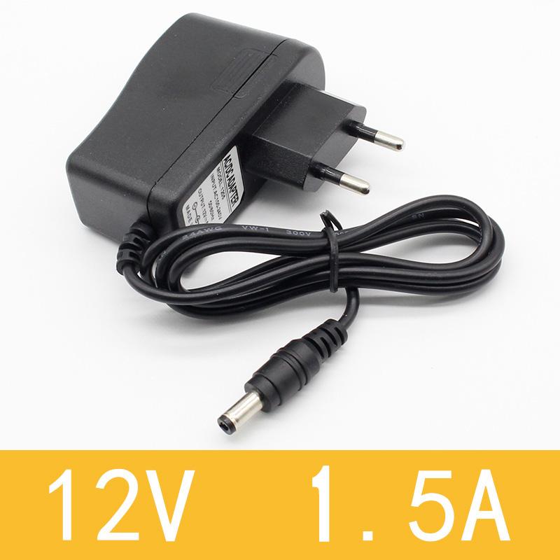 1pcs 100-240V AC To DC Power Adapter Power Charger Adapter 5V 12V 1A 2A 1.5A UK EU Plug 5.5mm X 2.1mm 5.5mm X 2.5mm / 5v3aDC Plug