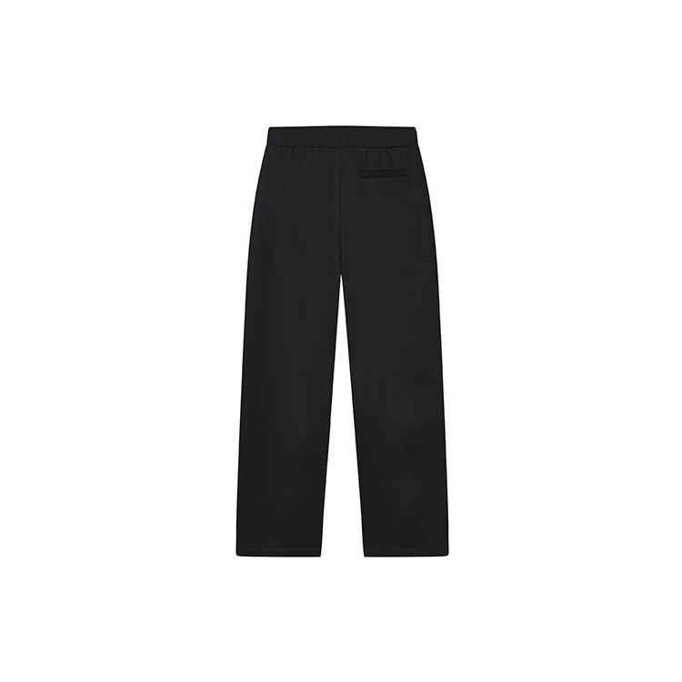 FILA Solid Color Loose Fit Knit Casual Pants Women bottoms Black F11W319606F-BK