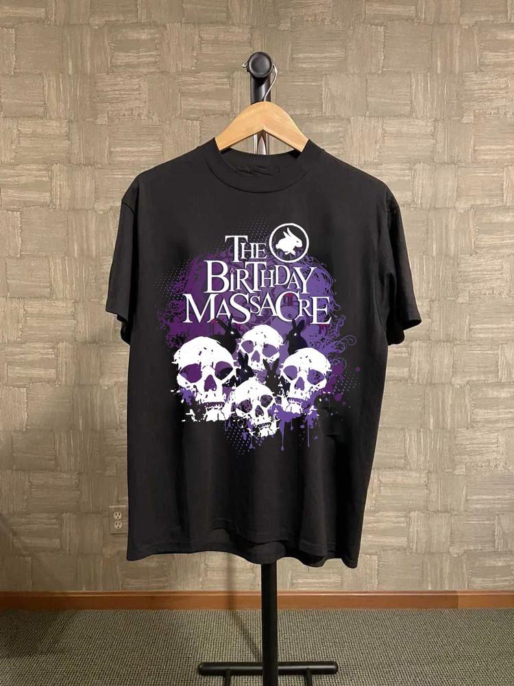 NEW! The Birthday Massacre Band Black Cotton Shirt size S-5XL SN219 Unisex T-Shirt L