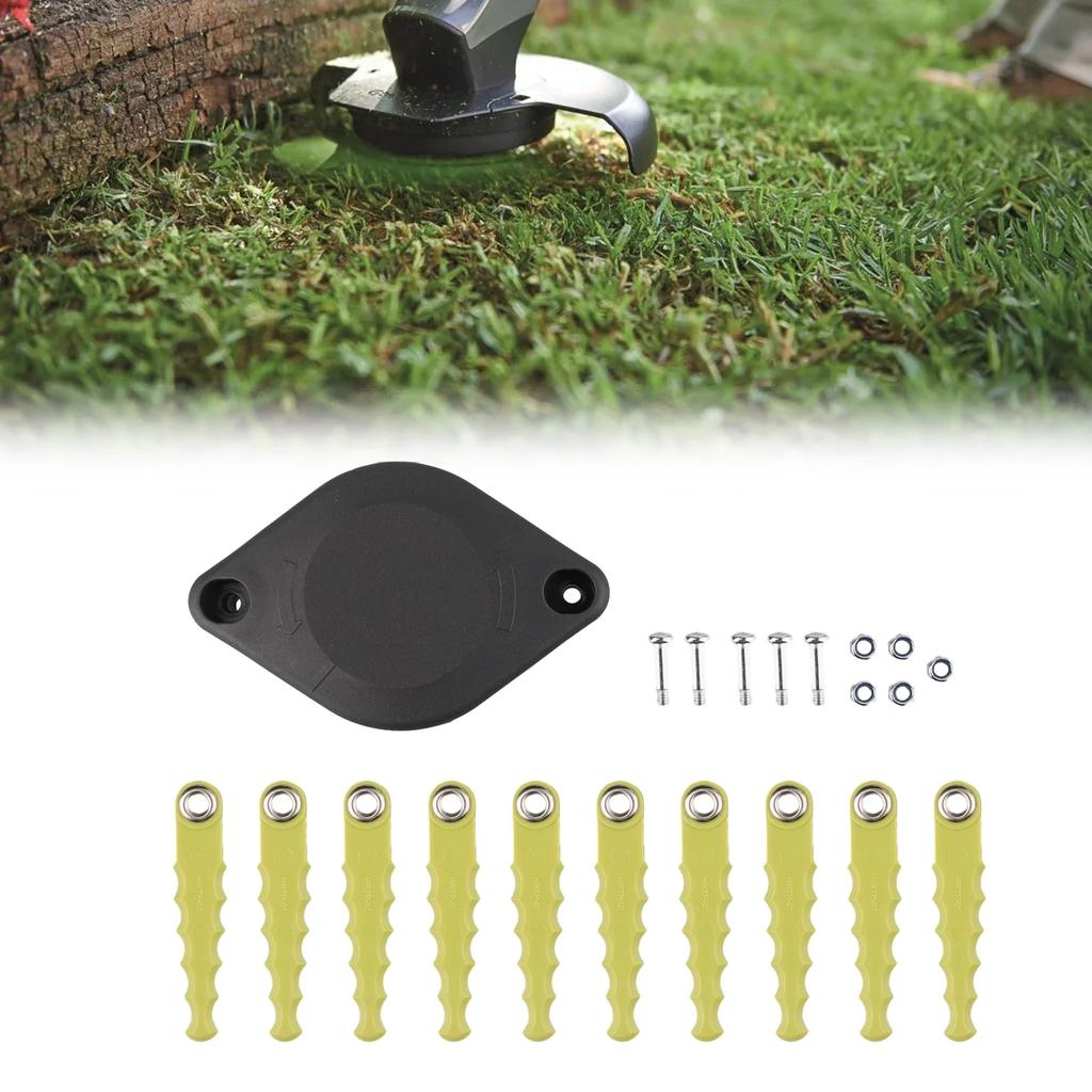 Plastic Dual Blade For RAC155 Heavy Duty Trimming Head 18V Cordless Lawn Trimmer Serrated Edge Grass Strimmer Garden Parts