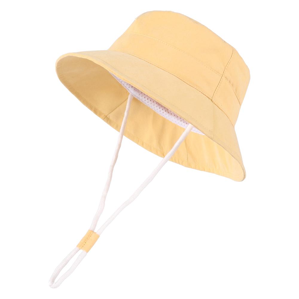 Baby Sun Hat Toddler Summer Sun Protection Baby Boy Hats Beach Hats Wide Brim Bucket for Baby Girl Adjustable Kid Cap